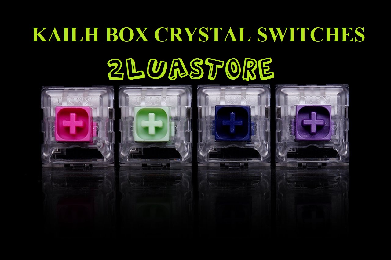 Kailh Box Crystal Switch | Kailh Box Crystal Navy | Kailh Box Crystal Jade dùng cho bàn phím cơ (5 pin)
