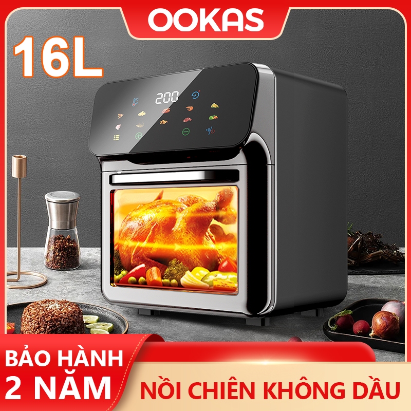 Nồi chiênNồi chiên không khí kỹ thuật số 10L/13L/16L thiết bị gia dụng tự động hoàn toàn tự động dung tích lớn và tự động Bếp chiên không khí