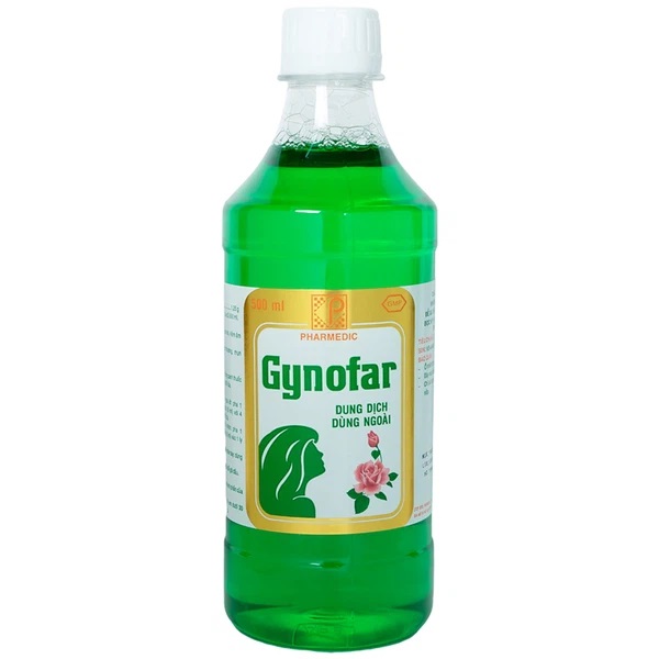 Dung dịch dùng ngoài Gynofar Pharmedic hỗ trợ vệ sinh phụ nữ, sát trùng ngoài da