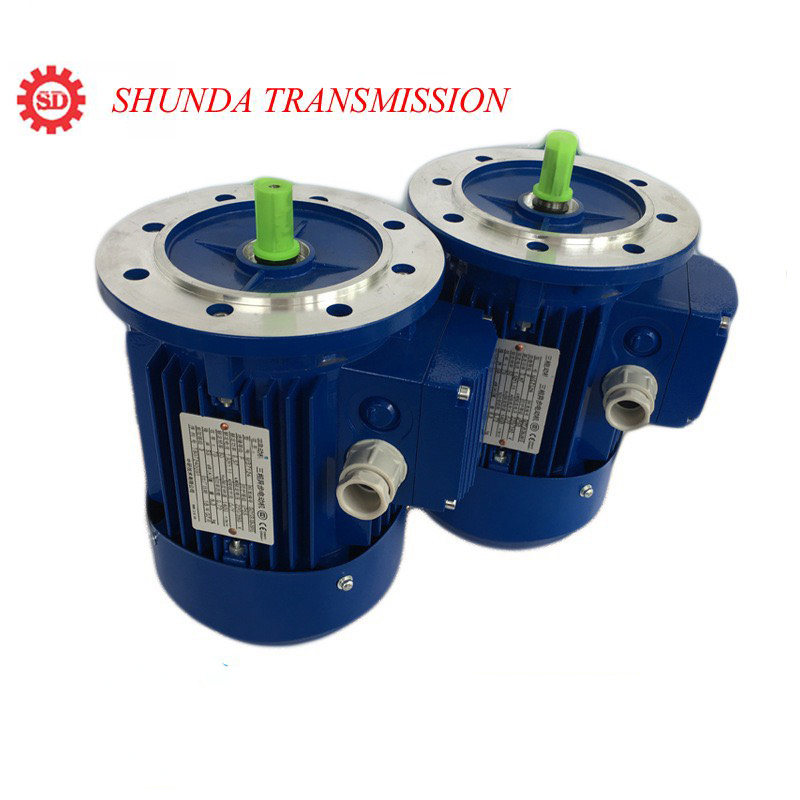 Motor shunda B5 mặt Bích MS90L4 1.5kw 2HP 3pha