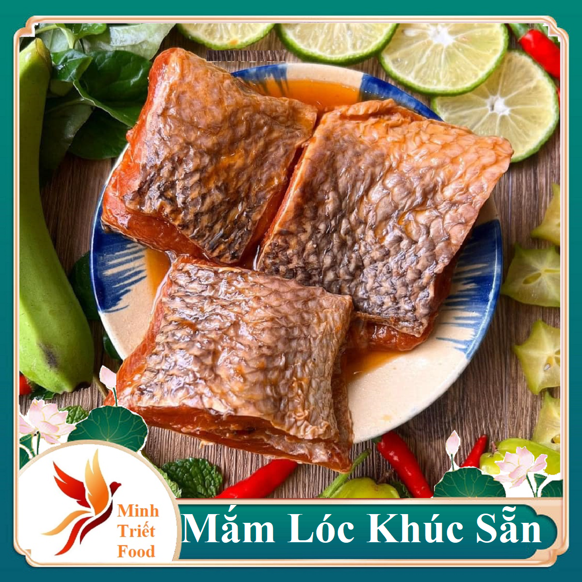 Mắm cá lóc miền tây cắt khúc sẵn thịt to nhiều đầu mắm cá lóc nấu lẩu- đặc sản minh triết