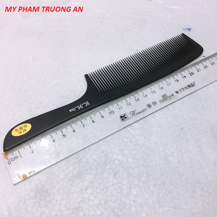 Lược barber bản to fade chất liệu sừng T880