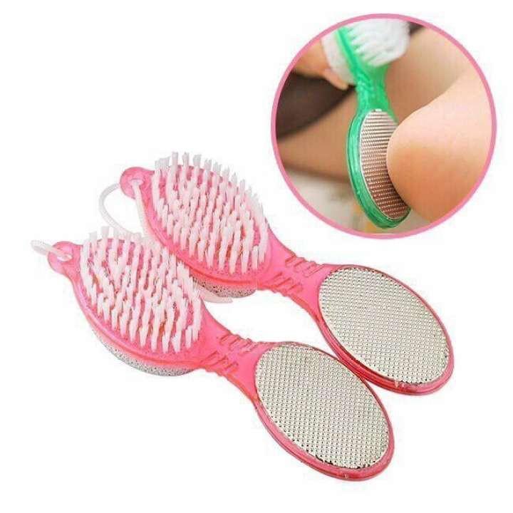 Dụng cụ Đá bọt biển chà gót chân tẩy tế bào chết 4 in 1 cao cấp cho gót chân mềm mại mịn màng