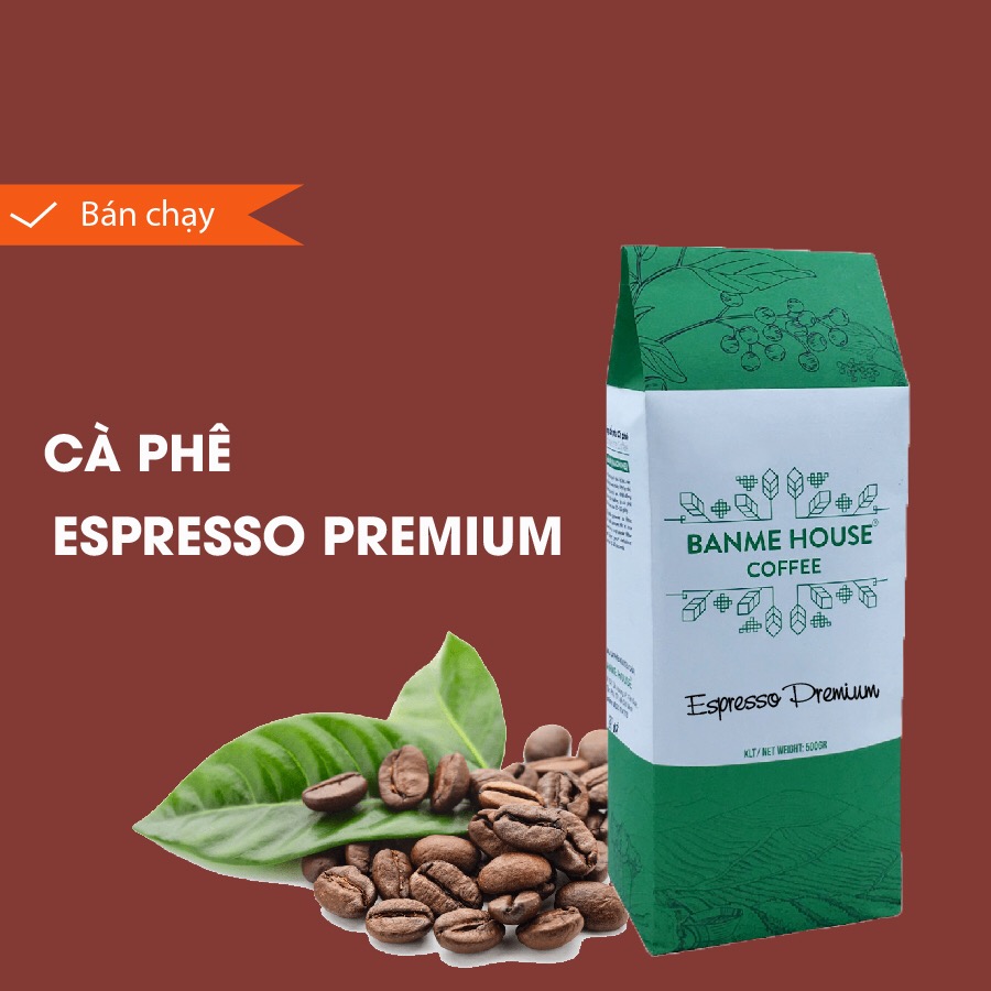 500gr cà phê pha máy espresso premium