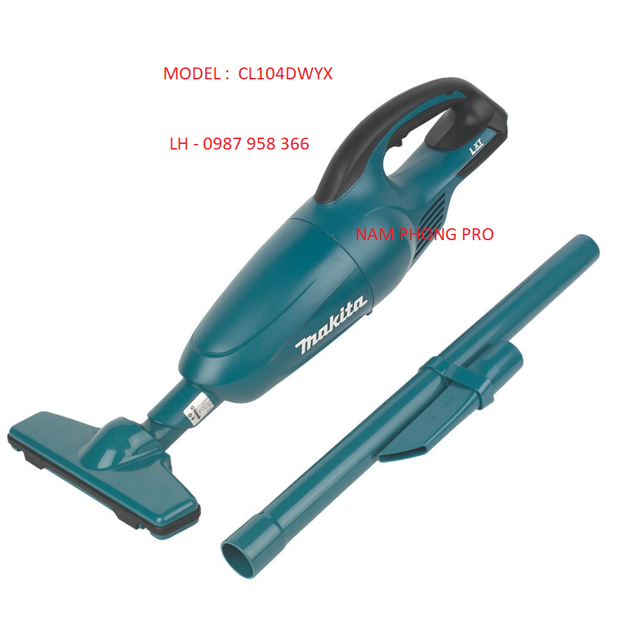 Máy hút bụi chạy pin 10,8v makita cl104dwyx