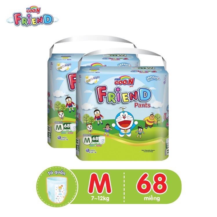 Bỉm Goon friend quần M68 miếng