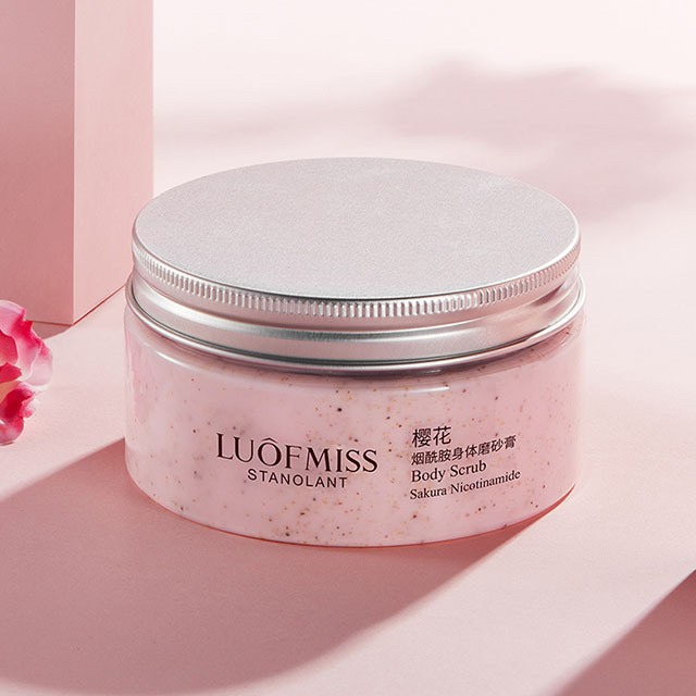 Tẩy tế bào chết toàn thân chiết xuất hoa anh đào LUÔFMISS