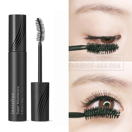 Mascara Innisfree Super Volumecara làm dày mi và cong mi 10g