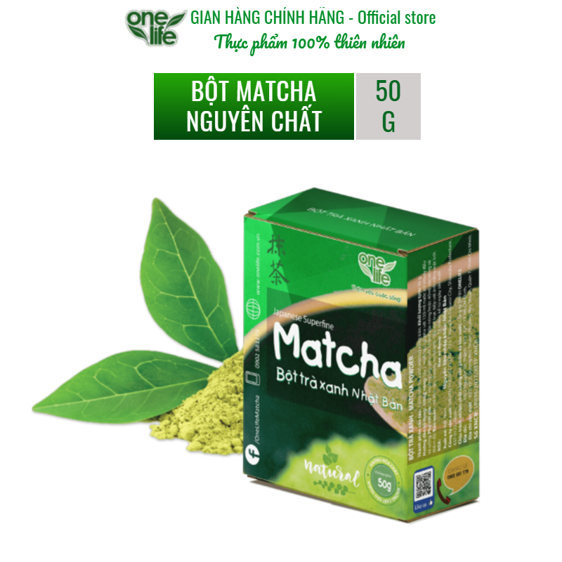 Bột trà xanh Matcha NHẬT BẢN 100% nguyên chất (50g)