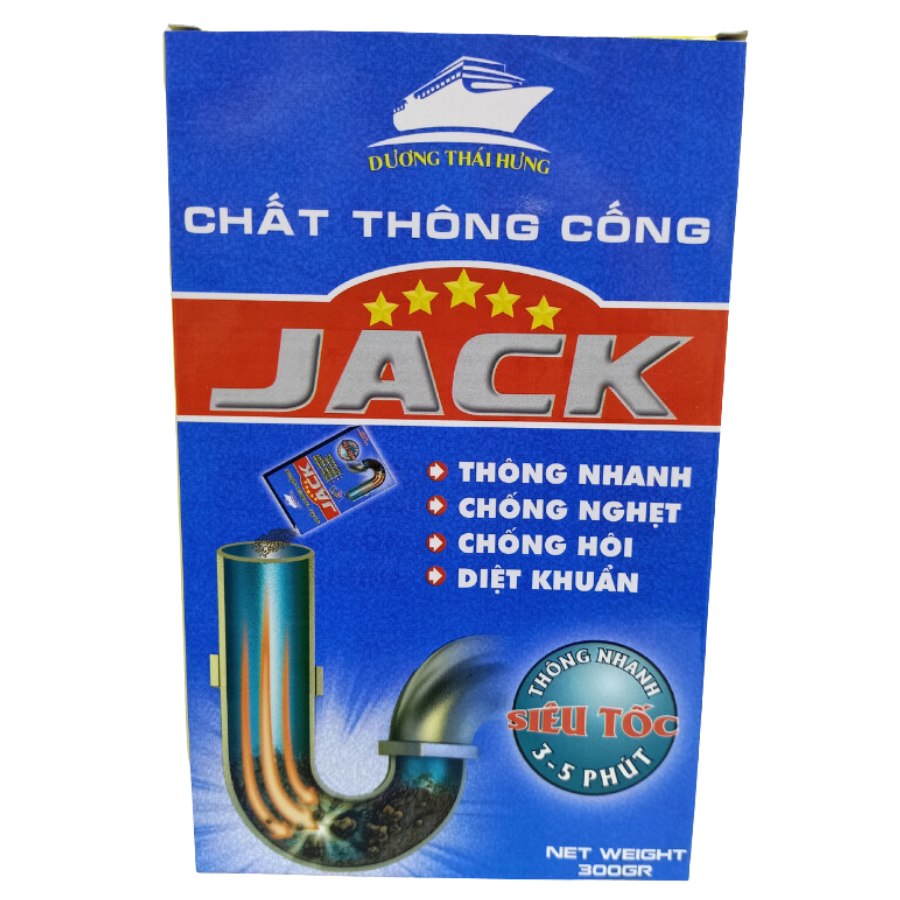 Bột thông cống 300gr - thông cống jack siêu tốc 5 - 10 phút