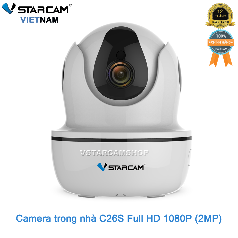 Camera wifi IP Vstarcam C26S Full HD 1080P 2Megapixel bảo hành 12 tháng