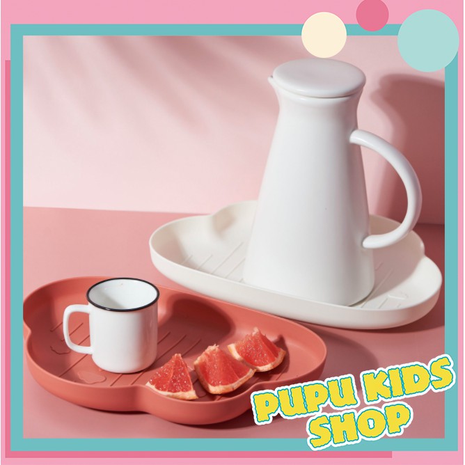 Đĩa trang trí đĩa trái cây hình mây pupu kids shop
