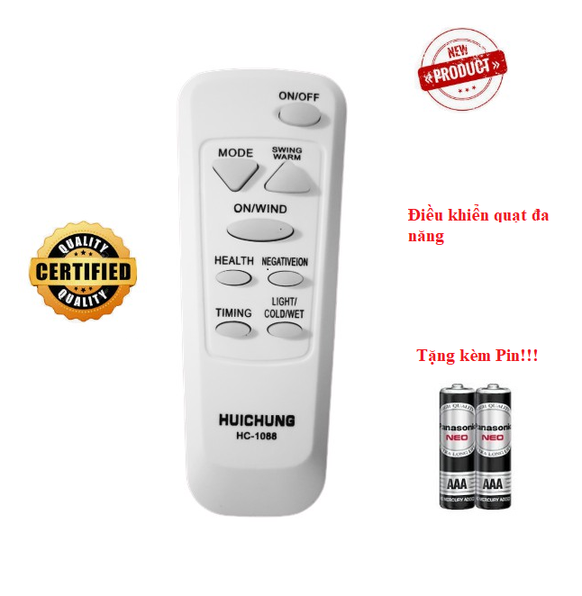 Điều khiển quạt đa năng - quạt cây, treo tường, đảo trần, phun sương- Hàng tốt