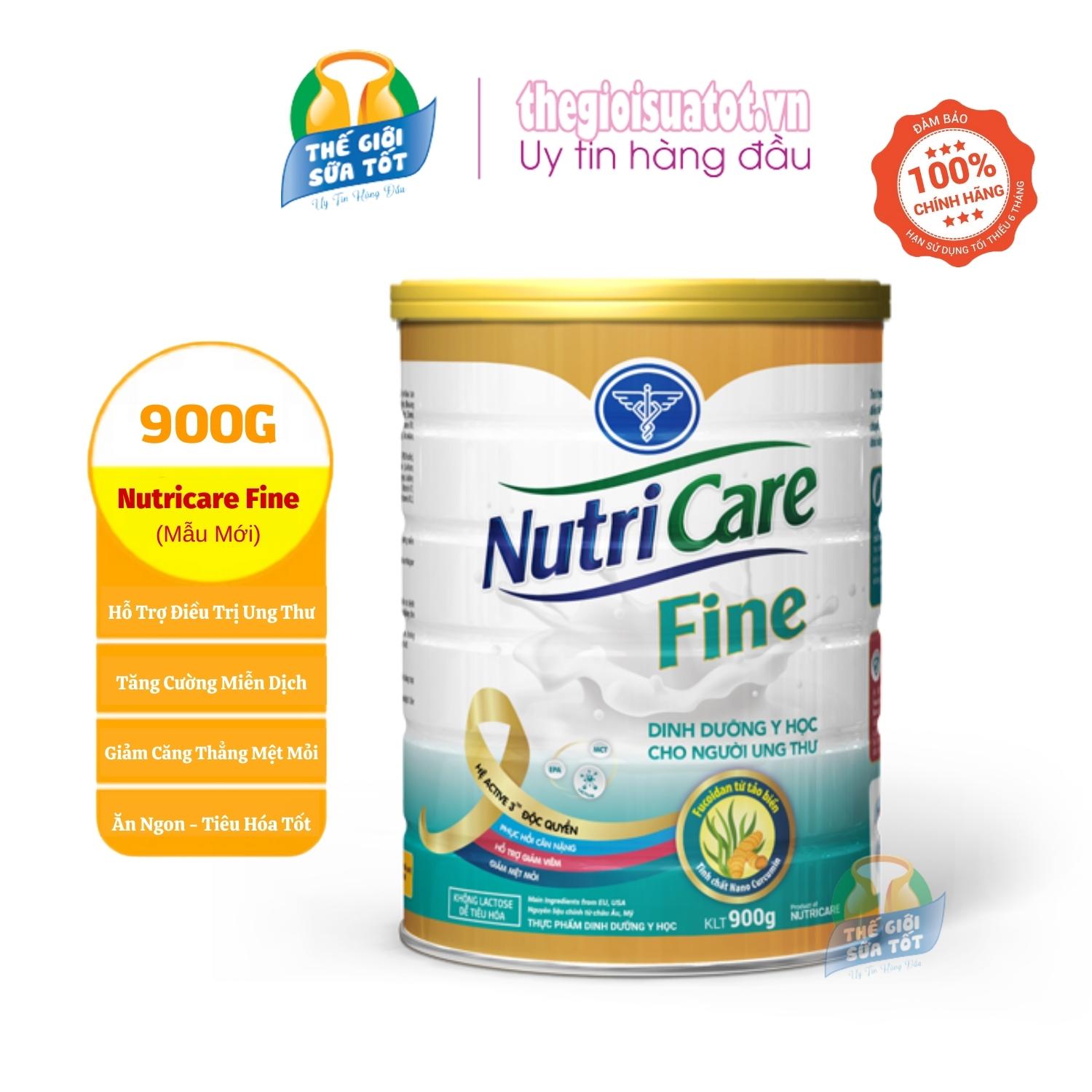 Sữa nutricare fine 900g - dành cho bệnh nhân bị ung thư