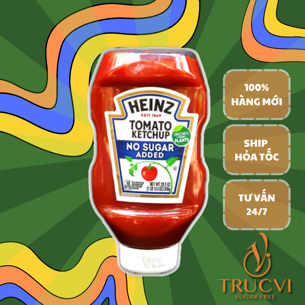 Tương cà - Ketchup Heinz không đường ít calo