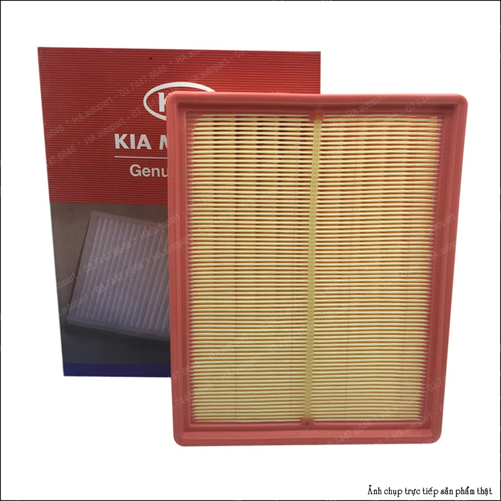 Lọc gió động cơ carens máy xăng 2.0l đời 2006-2012, optima máy 2.0l đời 2006-2010, rondo máy xăng đời 2006-2012.