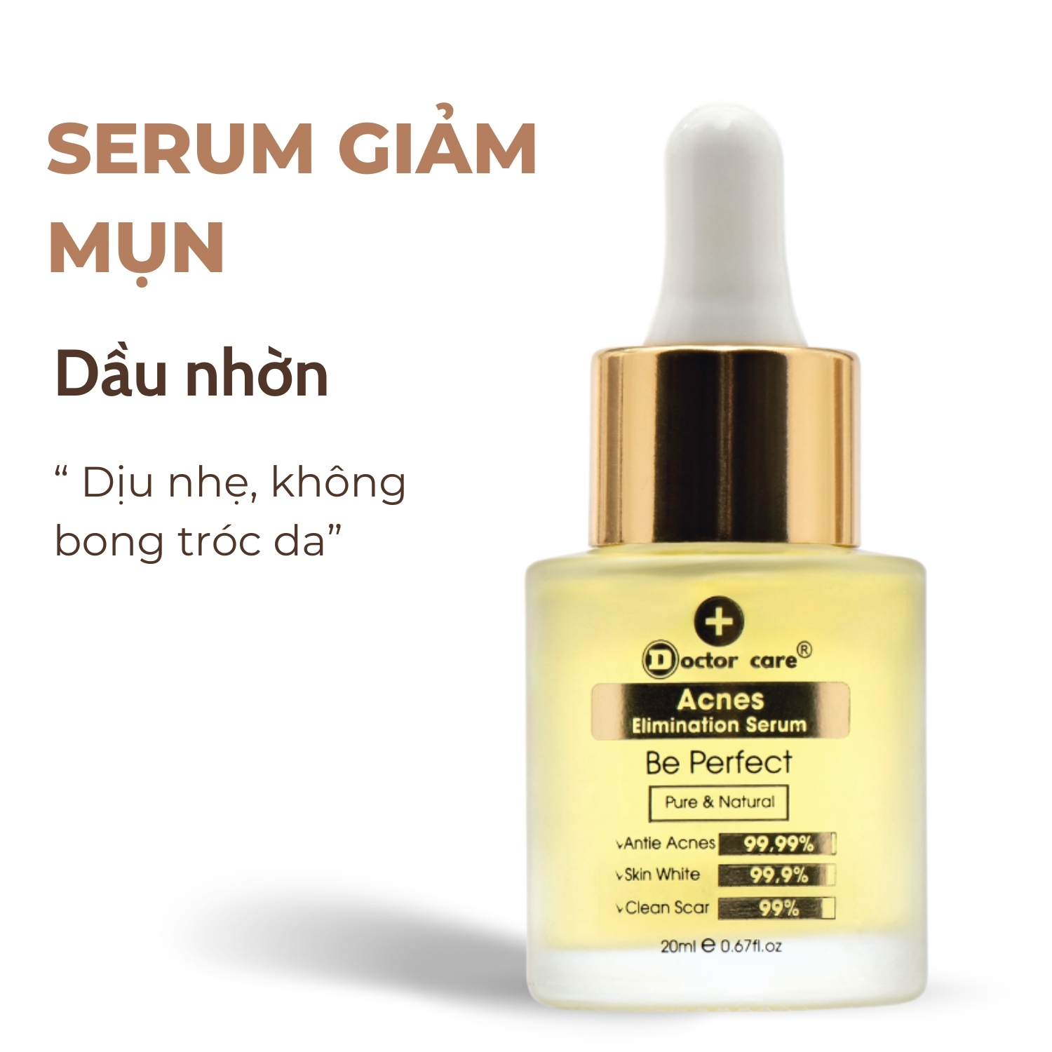 Serum mụn ẩn, mụn đầu đen, mụn thâm mụn bọc -serum mụn tận gốc doctor care