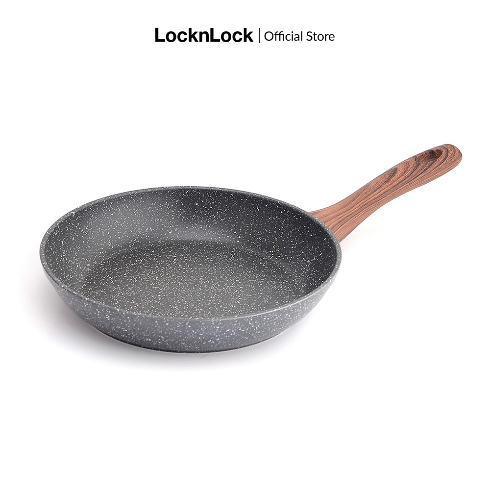 LBU1203C - Chảo nhôm chống dính LockLock BAUM Marble 20cm 1 tay cầm Dùng được bếp từ