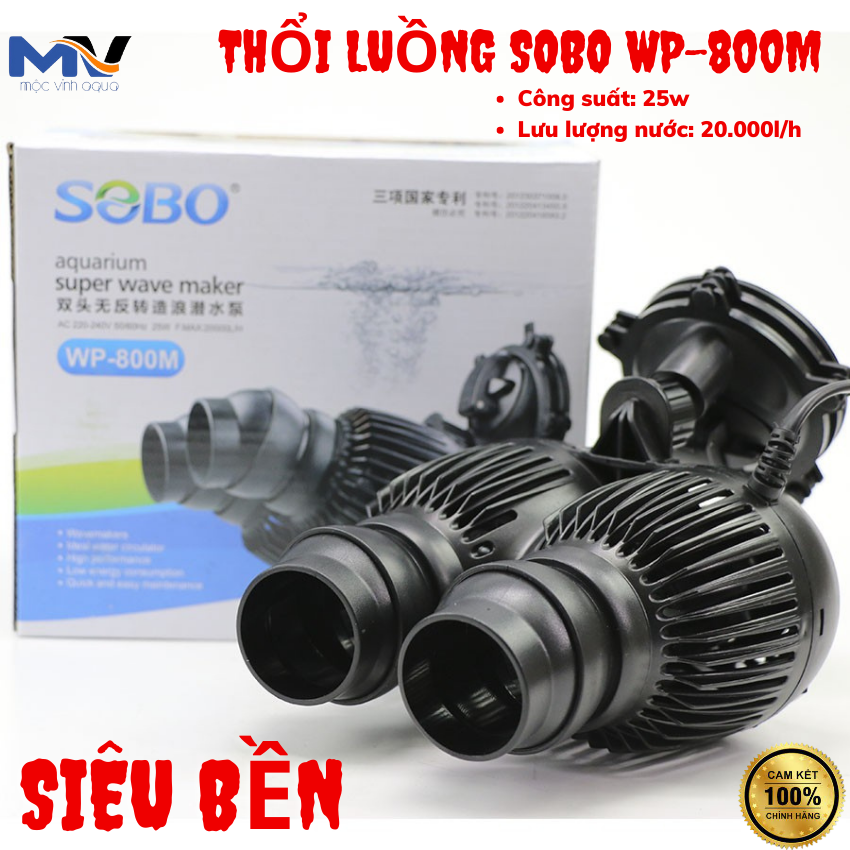 Máy thổi luồng hồ cá sobo wp-800m | quạt thổi luông công suất cao | cửa hàng cá cảnh và thiết bị lọc nước hồ cá mộc vinh aqua