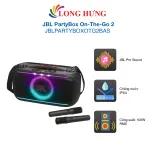 Loa JBL PartyBox On-The-Go 2 JBLPARTYBOXOTG2BAS - Hàng chính hãng - JBL Pro Sound, Kháng nước IPX4, Công suất: 100W RMS