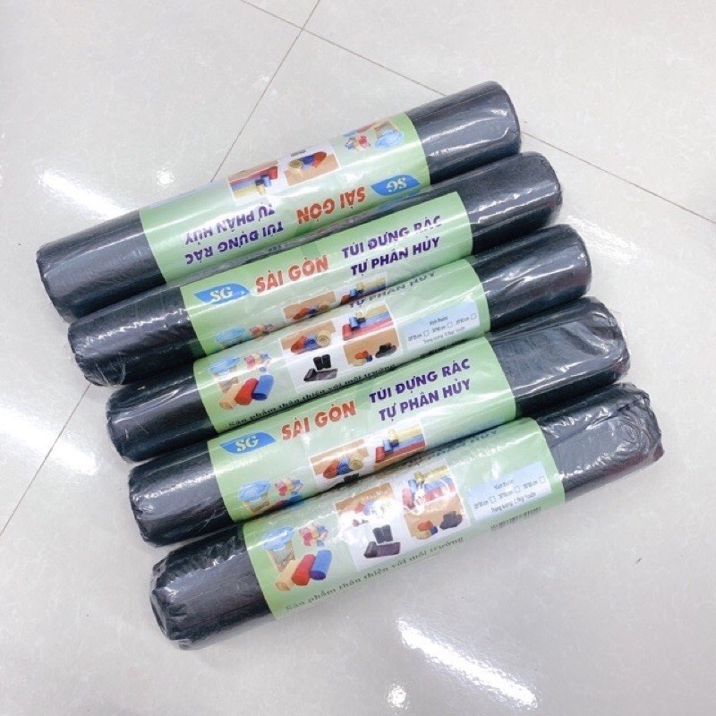 Combo 6 túi đựng rác sinh học tự phân huỷ
