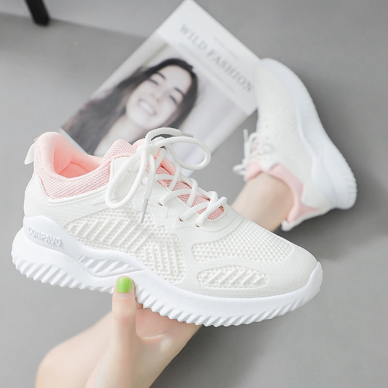 Giày nữ giày thể thao mẫu mới giày chạy bộ nữ giày trắng thường ngày xuân - ảnh sản phẩm 4