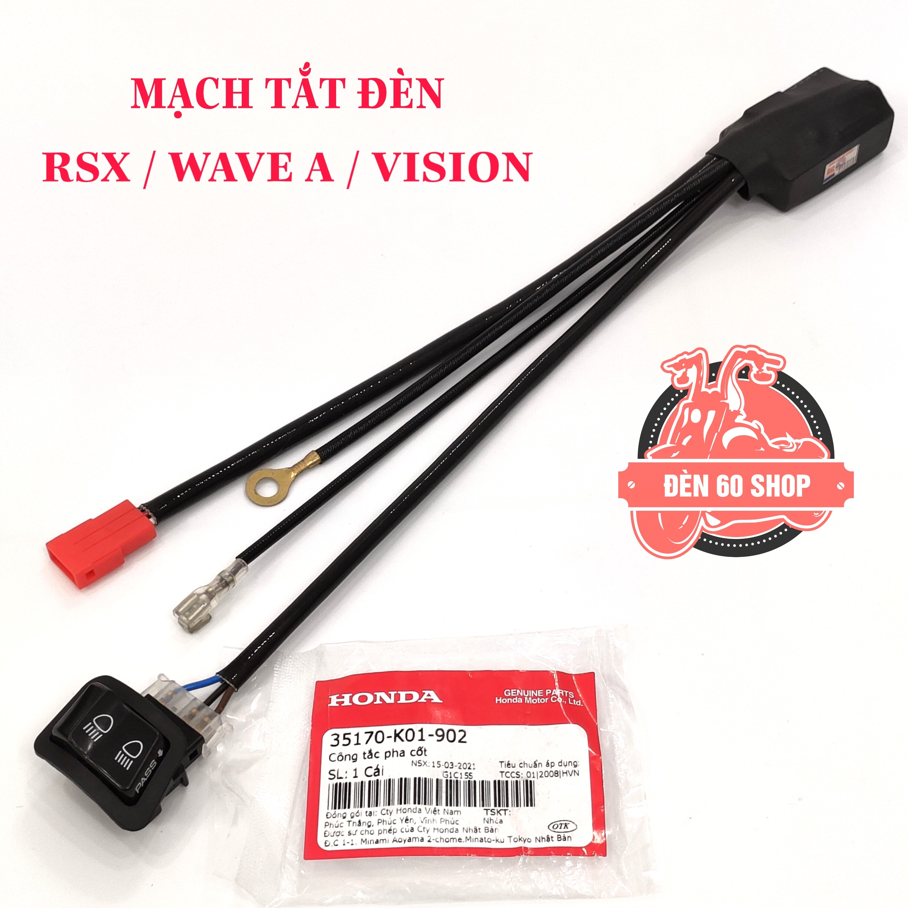 Mạch tắt đèn chính cho