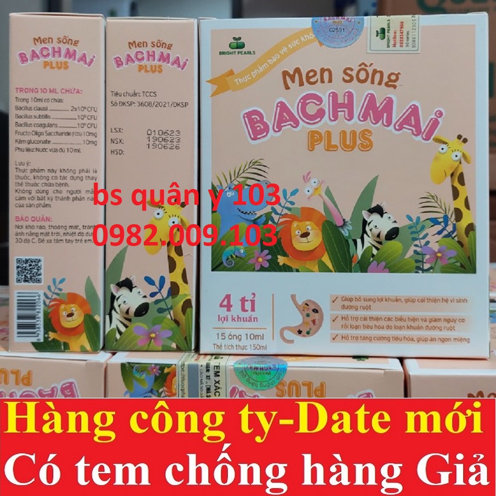 Men sống bạch mai plus