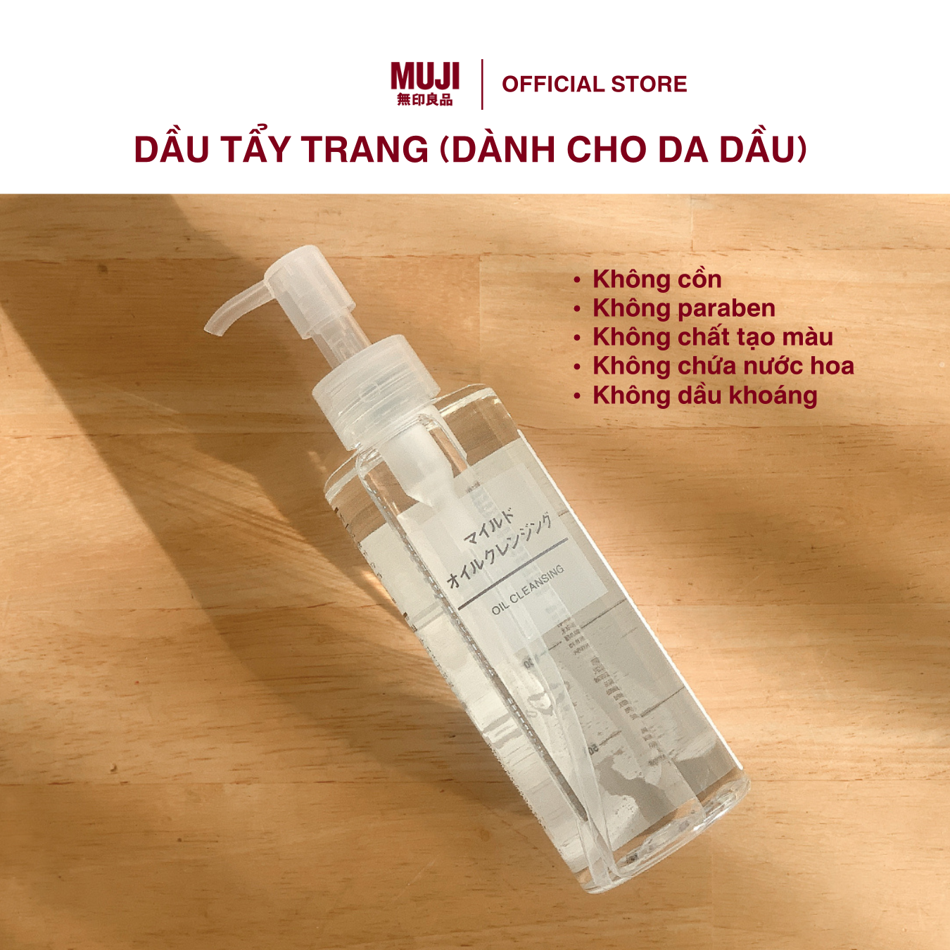 Dầu tẩy trang - 200ml muji