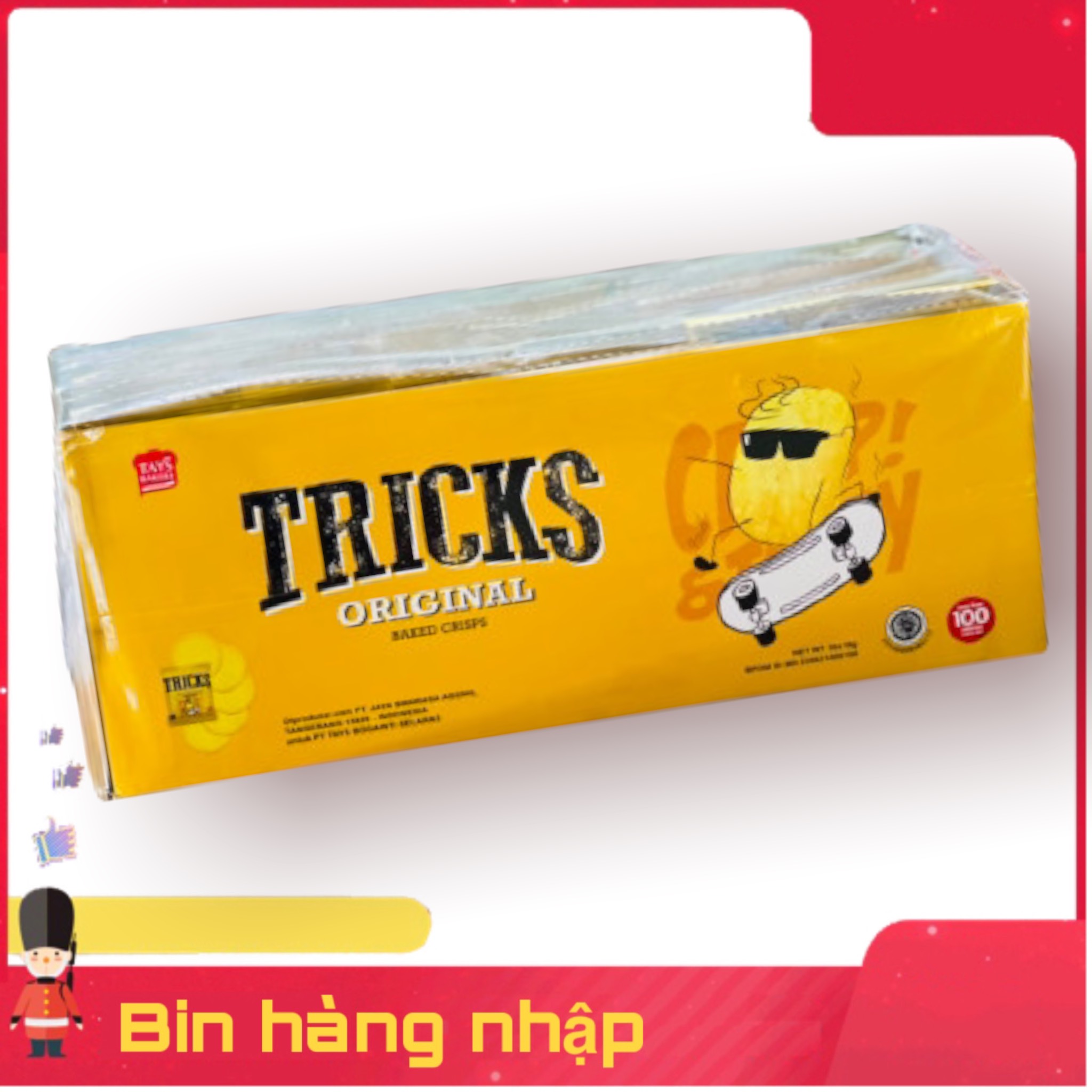Bánh khoai tây Tricks vàng original ngọt 450GR