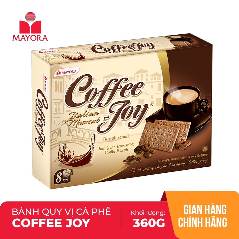 Bánh quy vị cà phê Coffee Joy hộp 360g