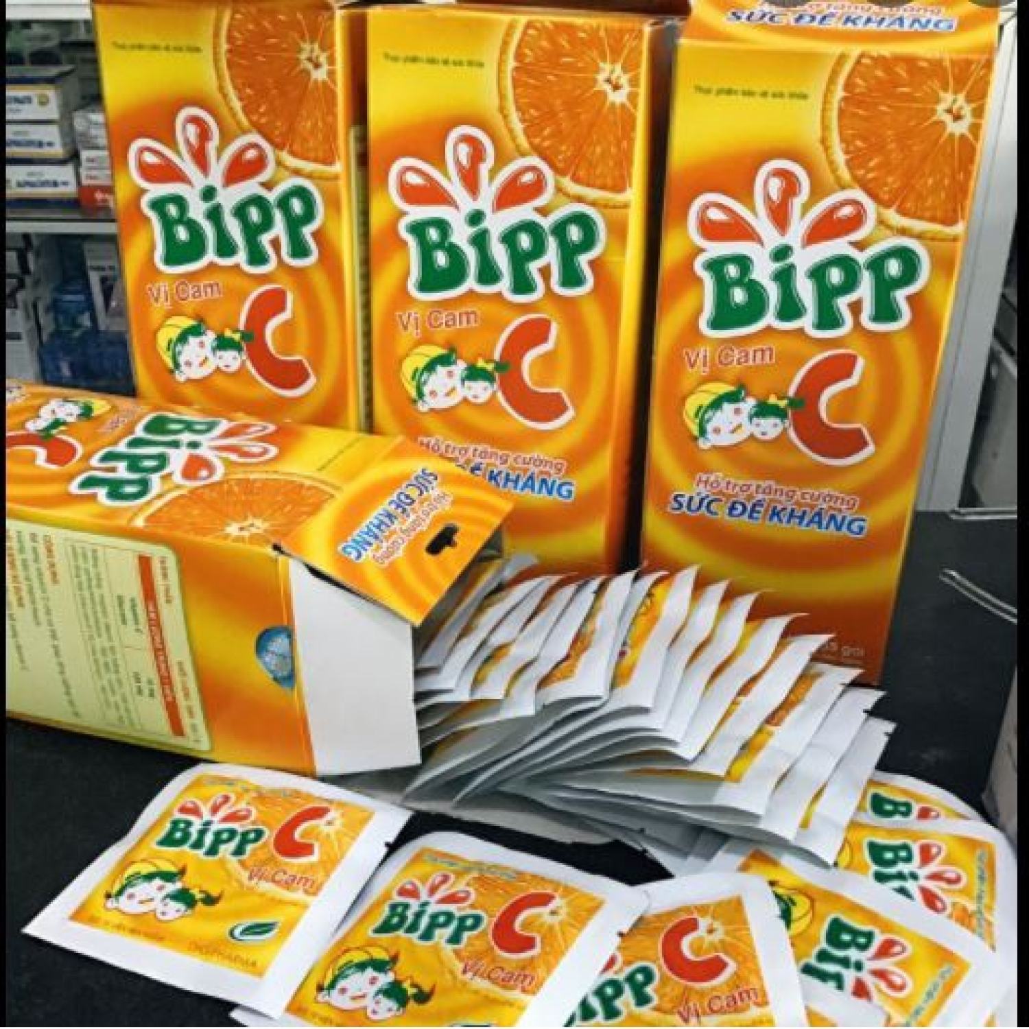 Kẹo ngậm vitamin C, Bipp C