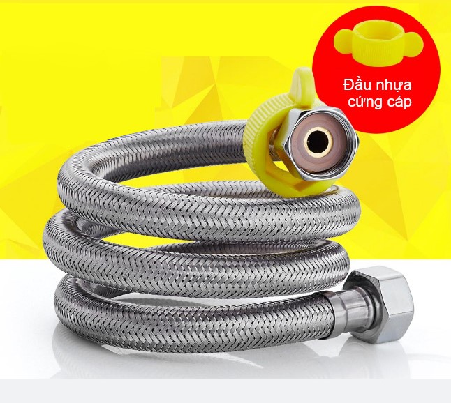 Dây cấp nước,dây cấp bình nóng lạnh,dây cấp chậu rửa bát, dây cấp bàn câu Bảo hành 12 tháng có Tay Hỗ Trợ