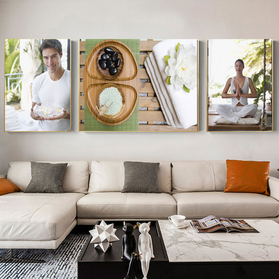 [FREE SHIP] TRANH 3D DÁN TƯỜNG SPA -SPA940- CÓ IN THEO YÊU CẦU -TRANH TRANG TRÍ SPA