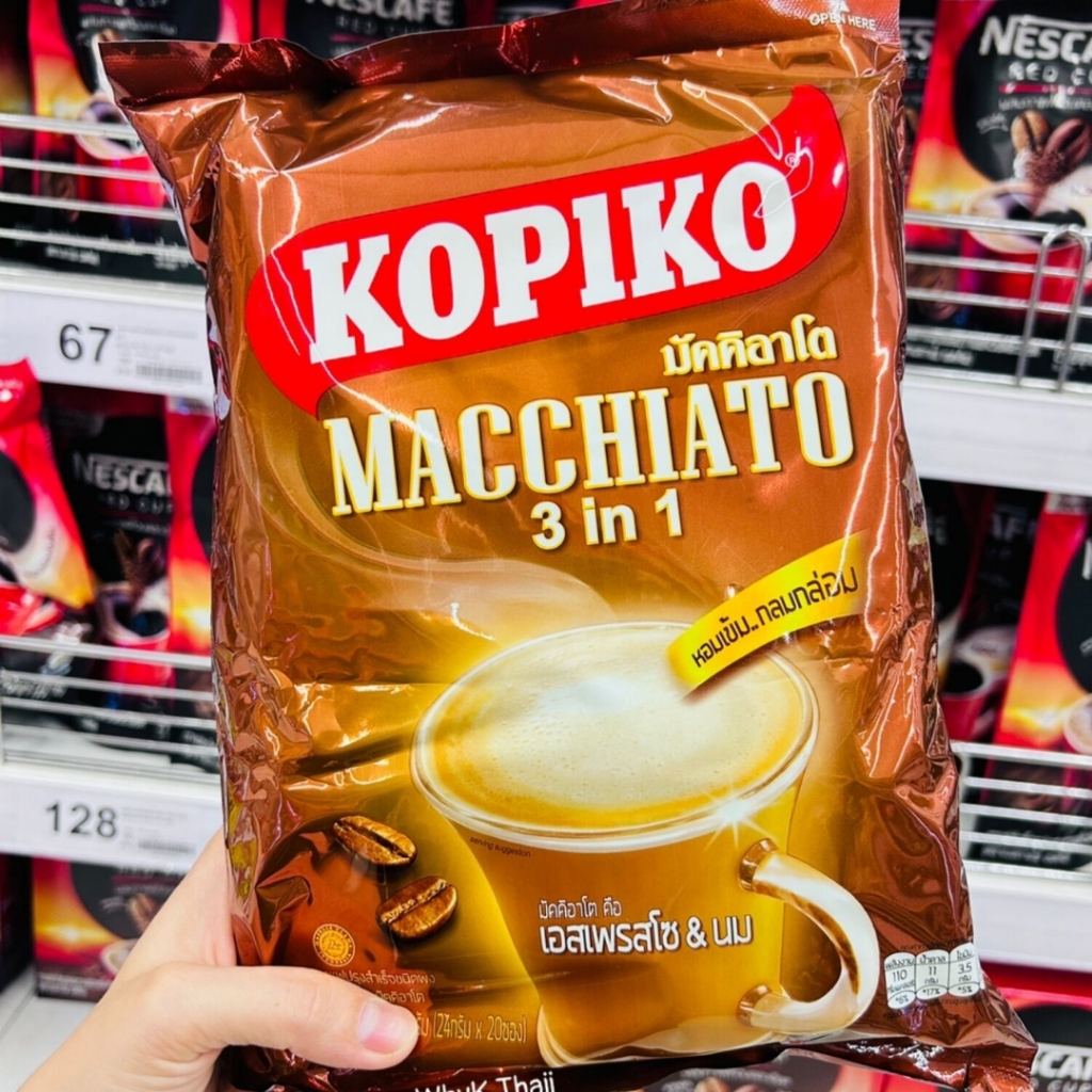 Cà phê sữa kopiko macchiato 3in1 thái lan 480g
