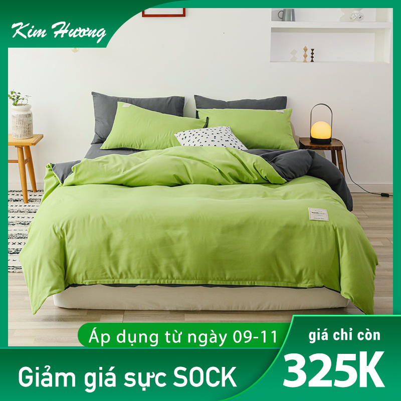 [SOCK] Bộ vỏ chăn ga cotton Tici Cao Cấp nhập khẩu Hàn Quốc/drap giuong