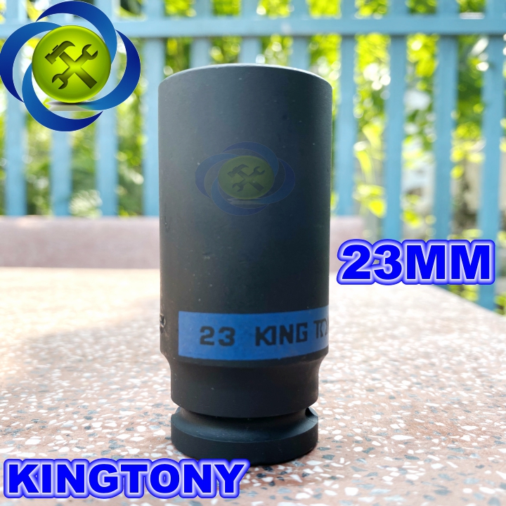 Tuýp đen dài. 23mm kingtony 443523 loại 1/2 6 cạnh dài 80mm