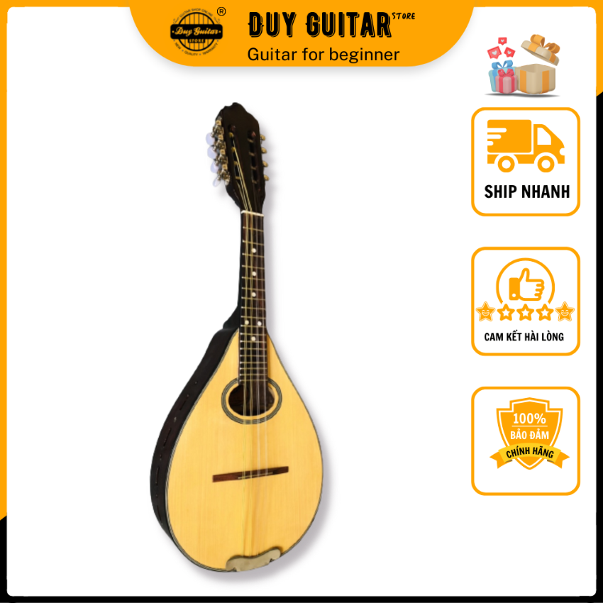 Đàn Mandolin có đúp hông DMando70 dòng đàn tập dành cho anh chị em chơi vui là chính Duy Guitar Store