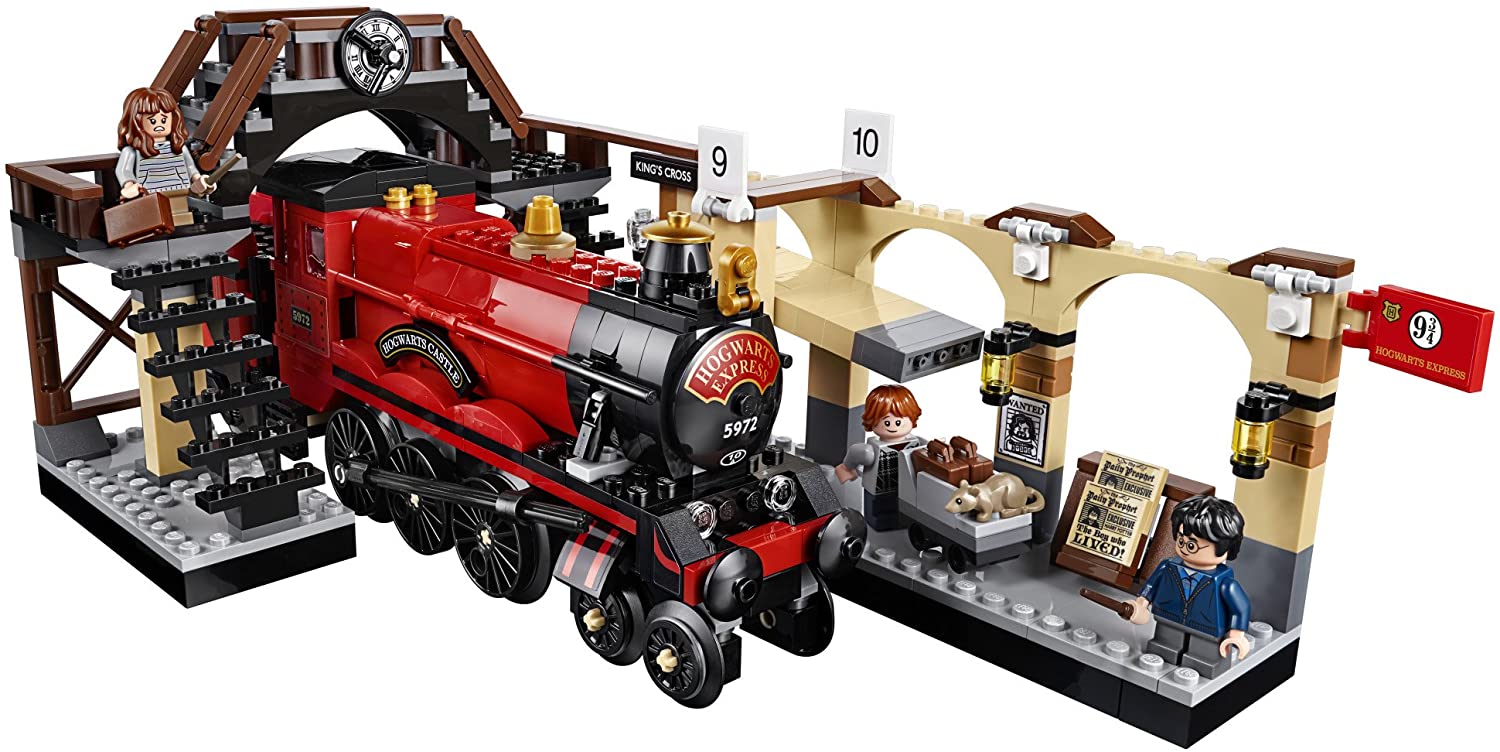 LEGO Harry Potter Hogwarts Express 75955 Toy Building Building Set Bao gồm  Mô hình Xe lửa và Nhân vật nhỏ Harry Potter Hermione Granger và Ron Weasley  (801 Miếng) 