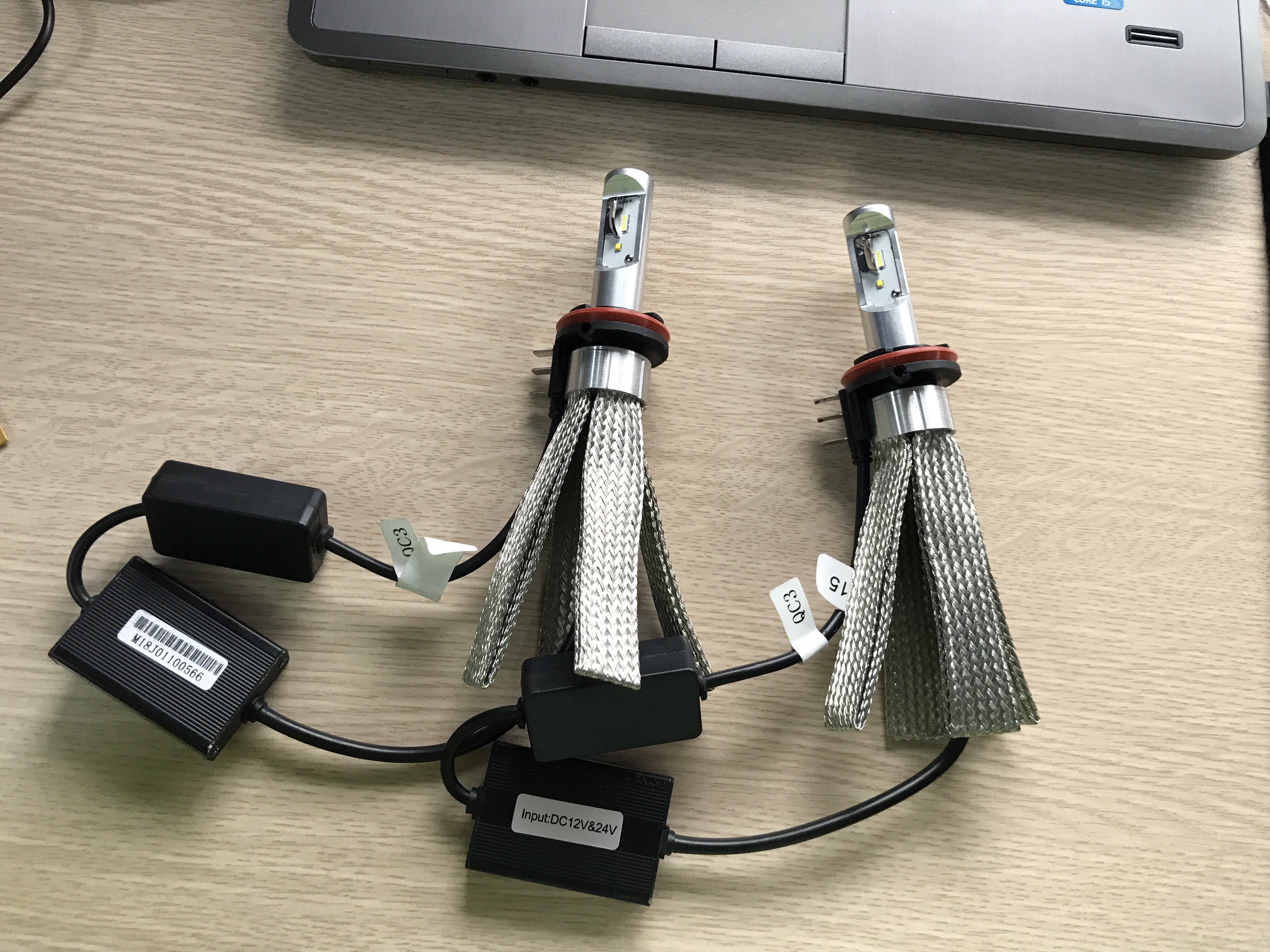 Đèn LED H15 2 chế độ daylight và pha cho Mazda3, Wildtrak