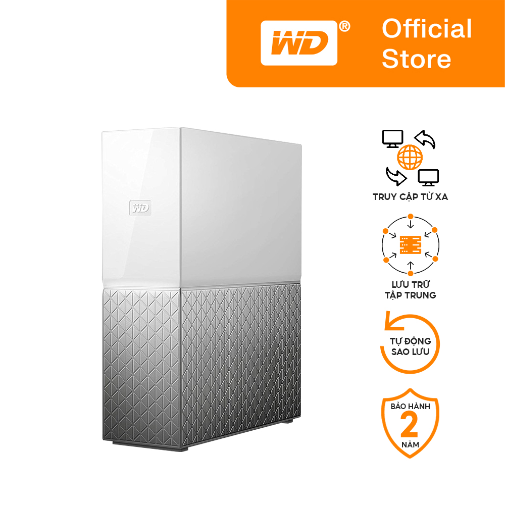 Ổ cứng mạng Western Digital WD My Cloud Home 2TB/3TB/4TB/6TB/8TB   - Bảo Hành 2 Năm - Chính Hãng