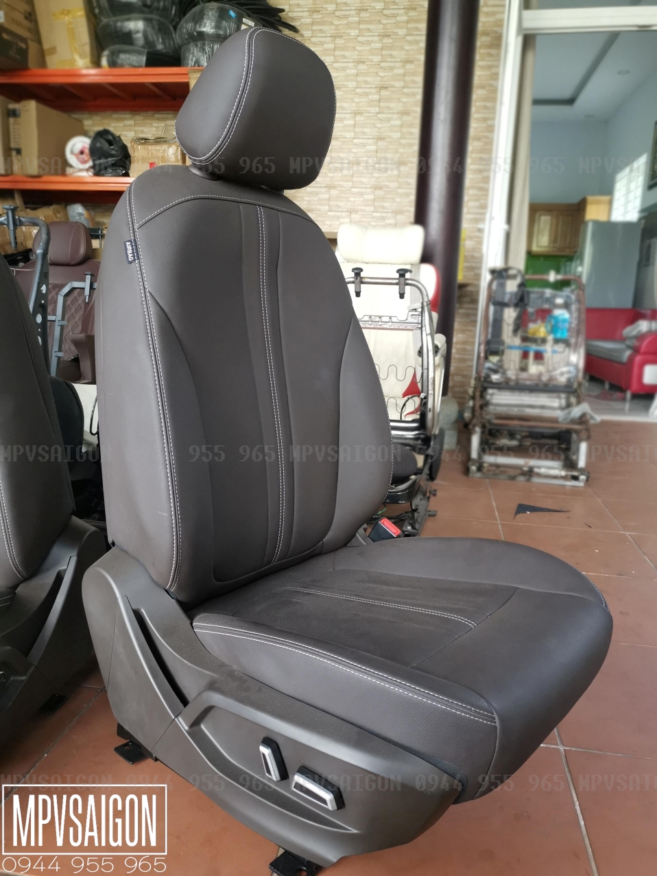 Nâng cấp - Độ ghế chỉnh điện ôtô vinfast Lux SA