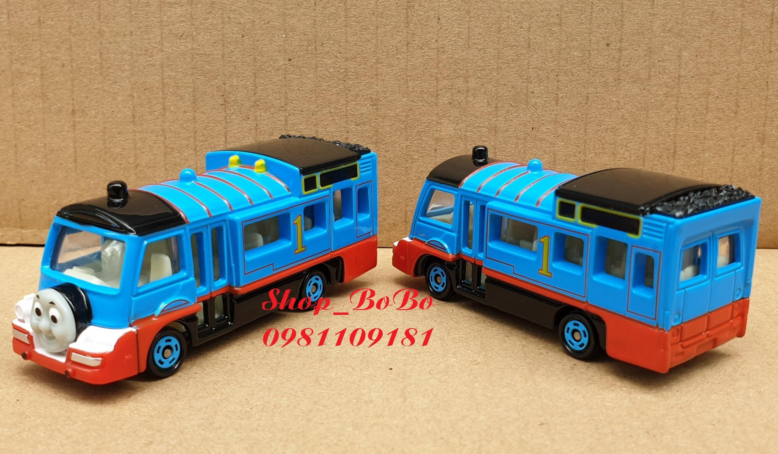 Xe mô hình Tomica Nhật Bản - Xe lửa Thomas Màu xanh số 1