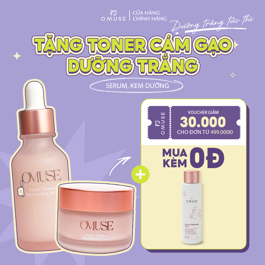 Bộ Dưỡng Da Chống Lão Hóa OMUSE Secret Timeless Rejuvenating