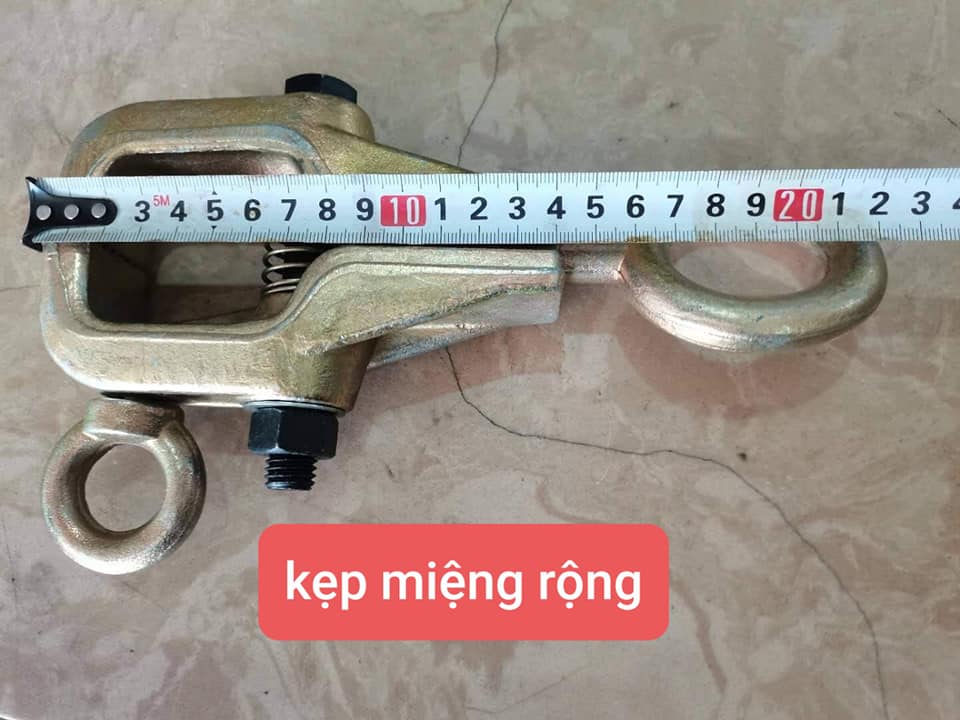 Kẹp tôn trong gò hàn miệng rộng