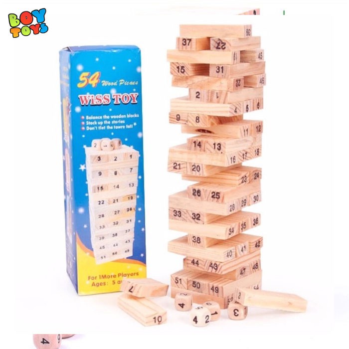 Đồ chơi rút gỗ để bé vui vẻ chơi với các bạn và người thân
