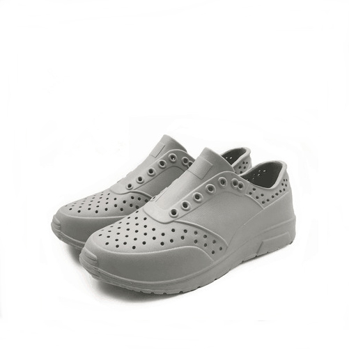 Giày Nhựa Nam Nữ Tăng Chiều Cao Đi Biển Đi Mưa FITTOP NTL-1 (XÁM ĐẬM/ XÁM NHẠT/ TRẮNG/ XANH ĐEN/ ĐEN)