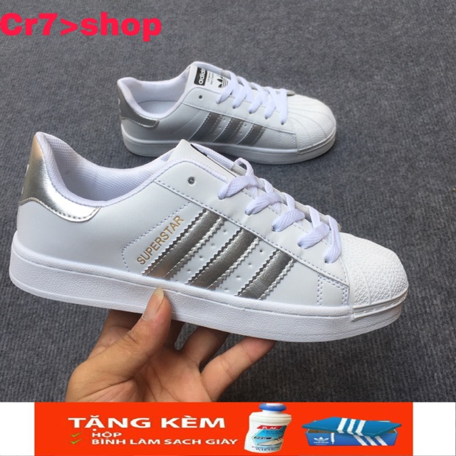 Giày Thể Thao Sò Bạc Nữ