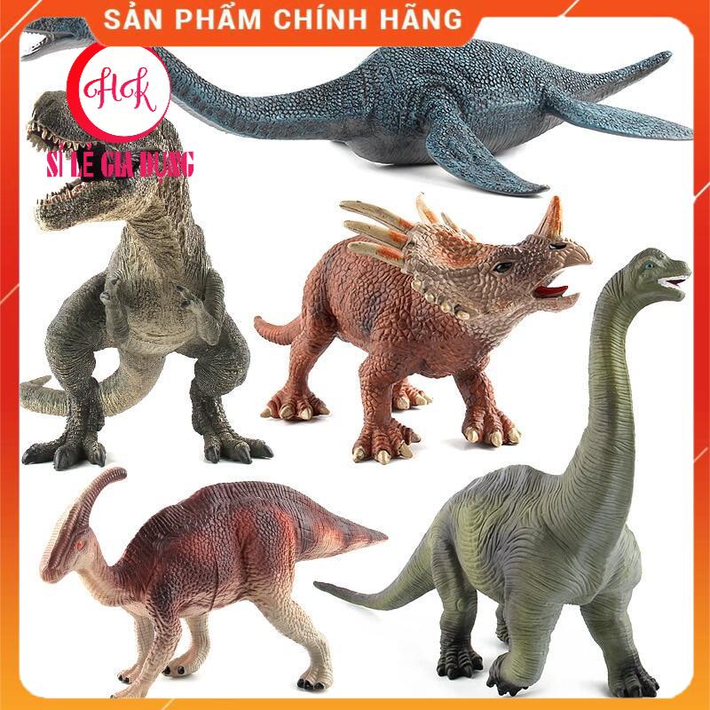 Loại to 10-15cm-Bộ Đồ Chơi Khủng Long Kích Thước Lớn 15cm-Đồ Chơi Bằng Nhựa Mô Hình Khủng Long HK MART
