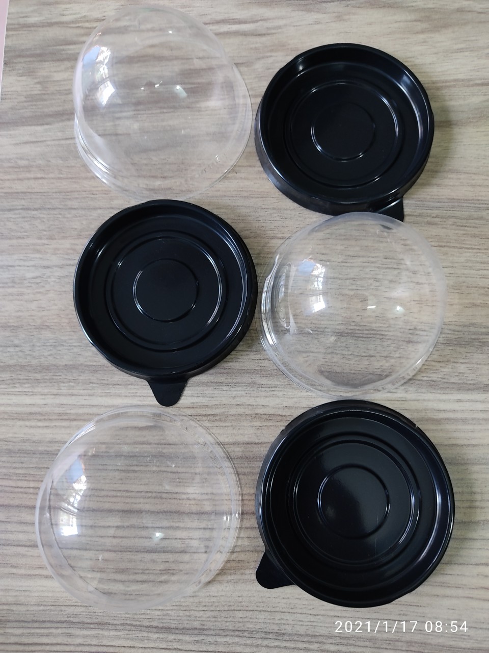 BỘ 100 HỘP TRÒN  ĐỰNG BÁNH 80 GRAM ĐẾ ĐEN